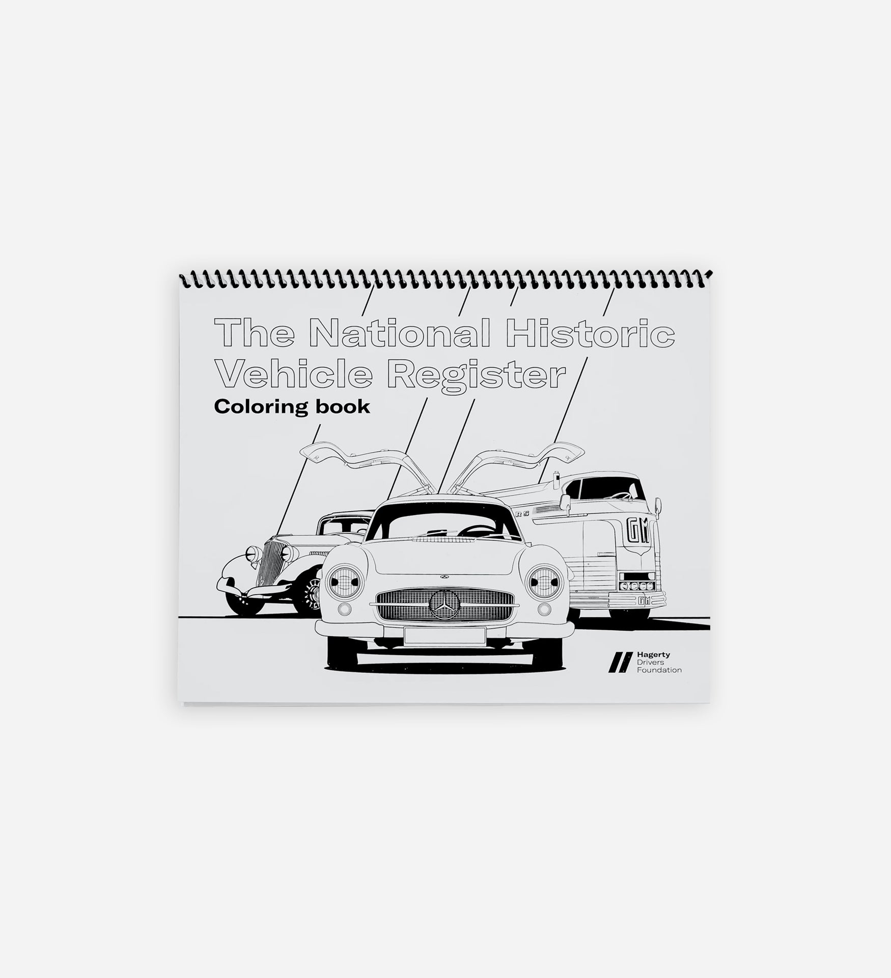 The National Historic Vehicle Register Coloring Book