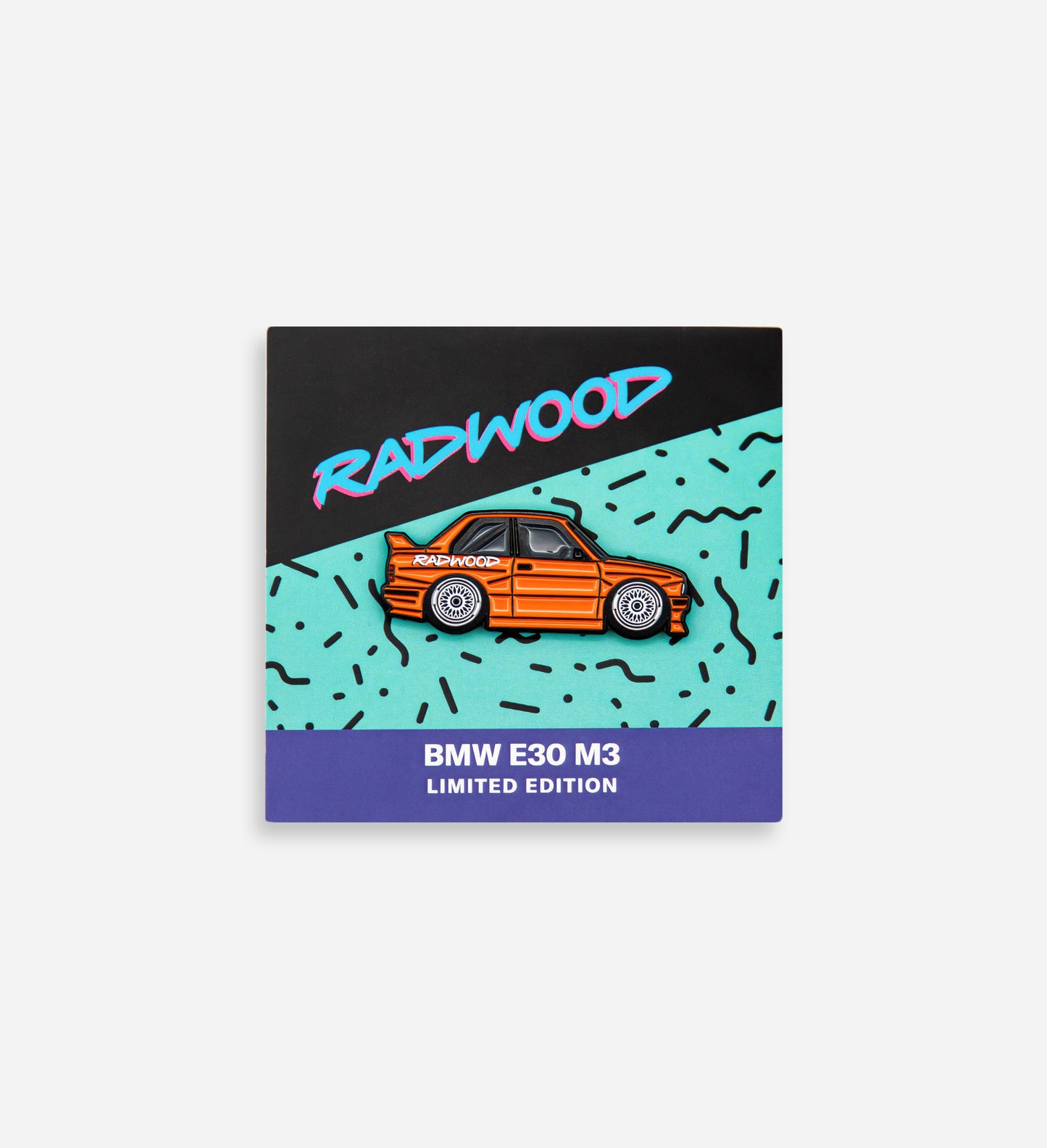 Leen Customs x Hagerty RADWood BMW E30 M3 Pin