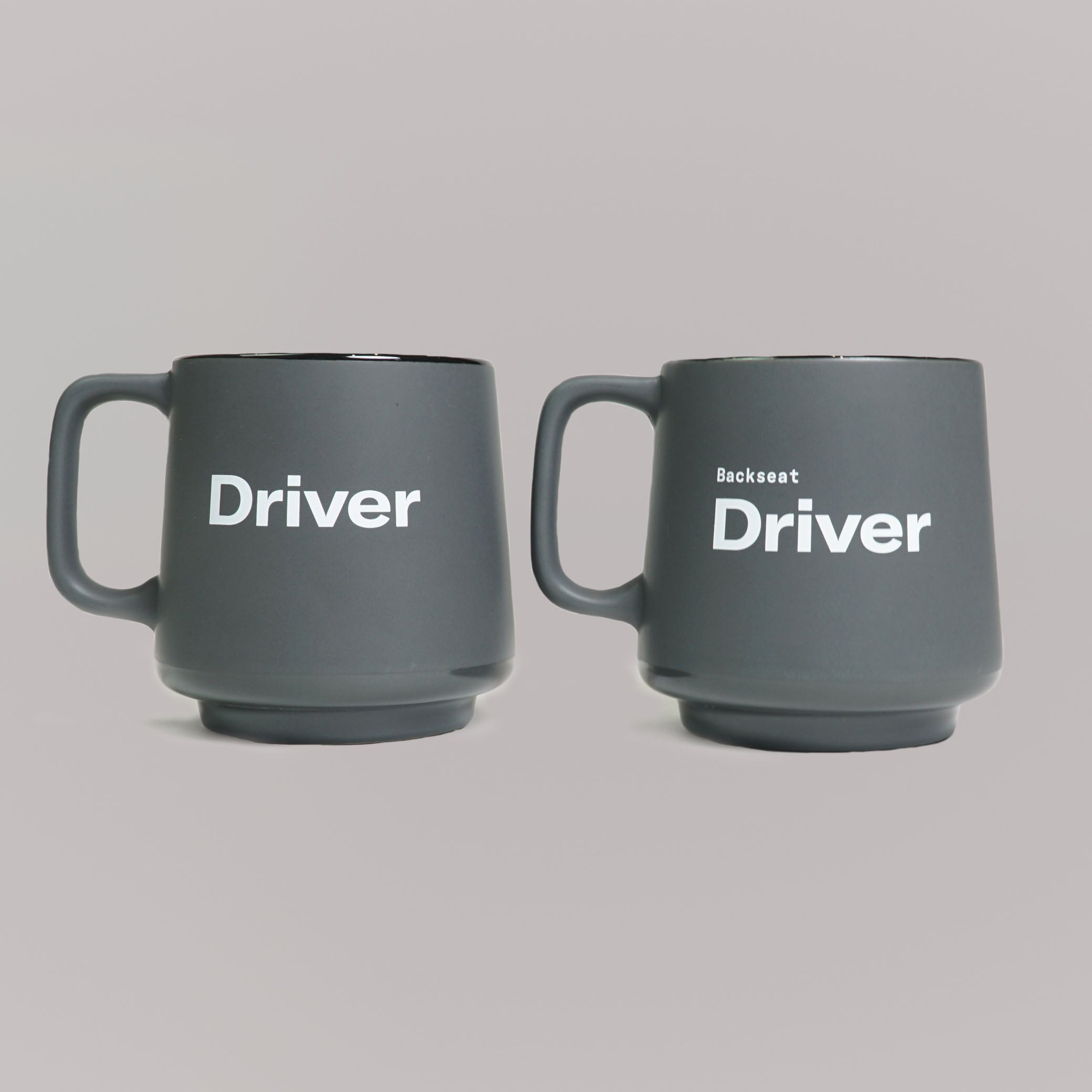 Driver/Backseat Driver Mug Set