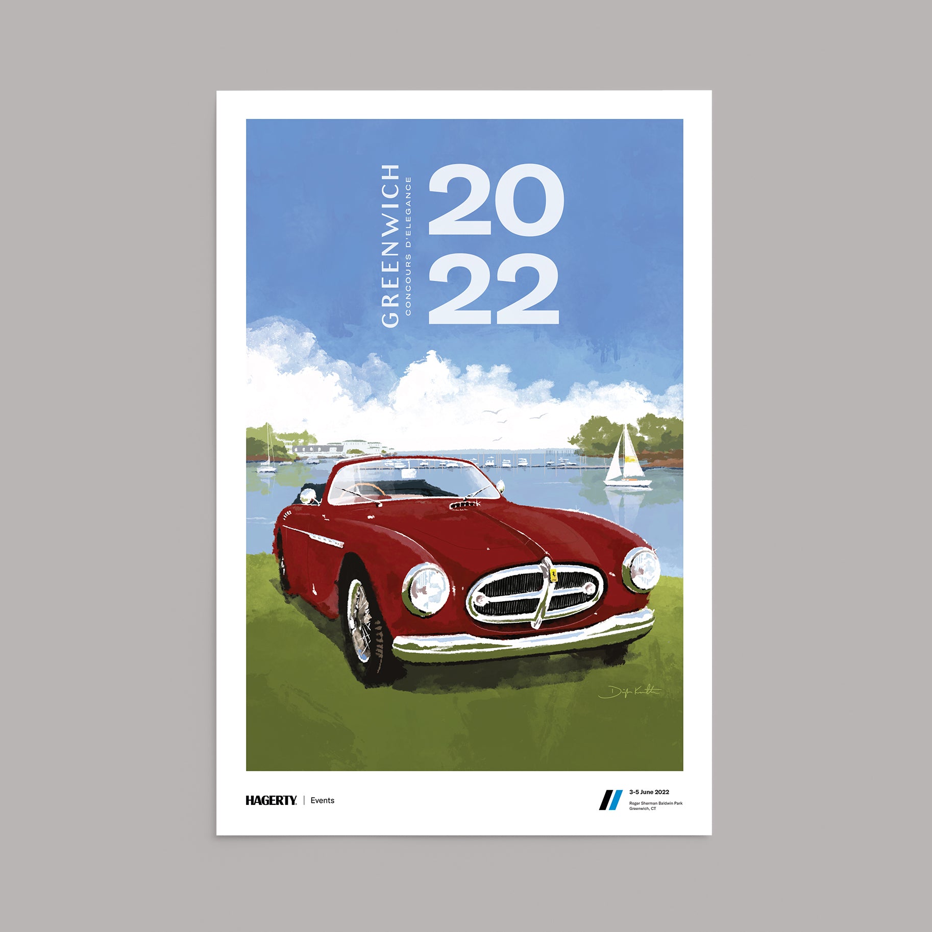 Greenwich Concours 2022 Poster