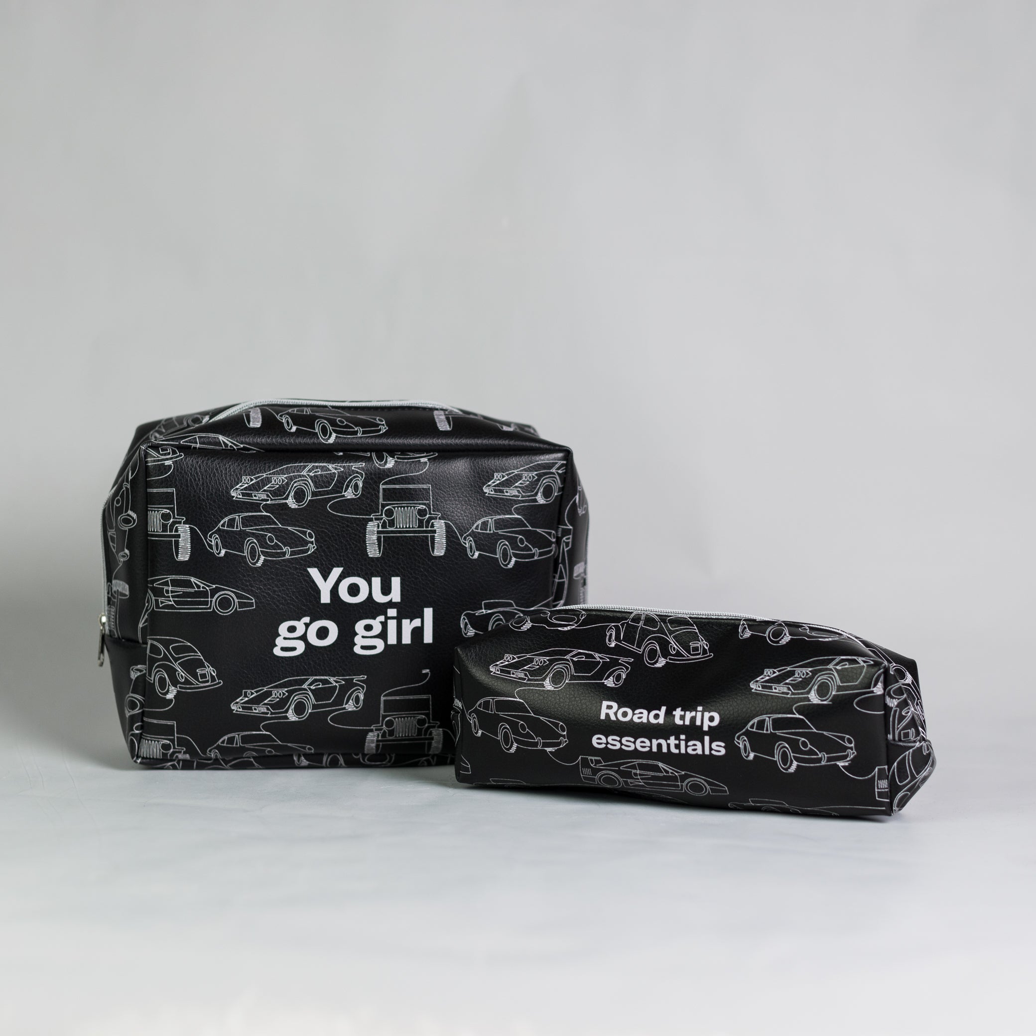 Two-Piece Cosmetic Bag Set
